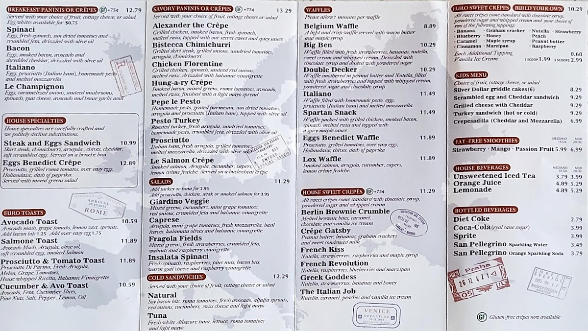 Euro Caffe Menu - Image 3