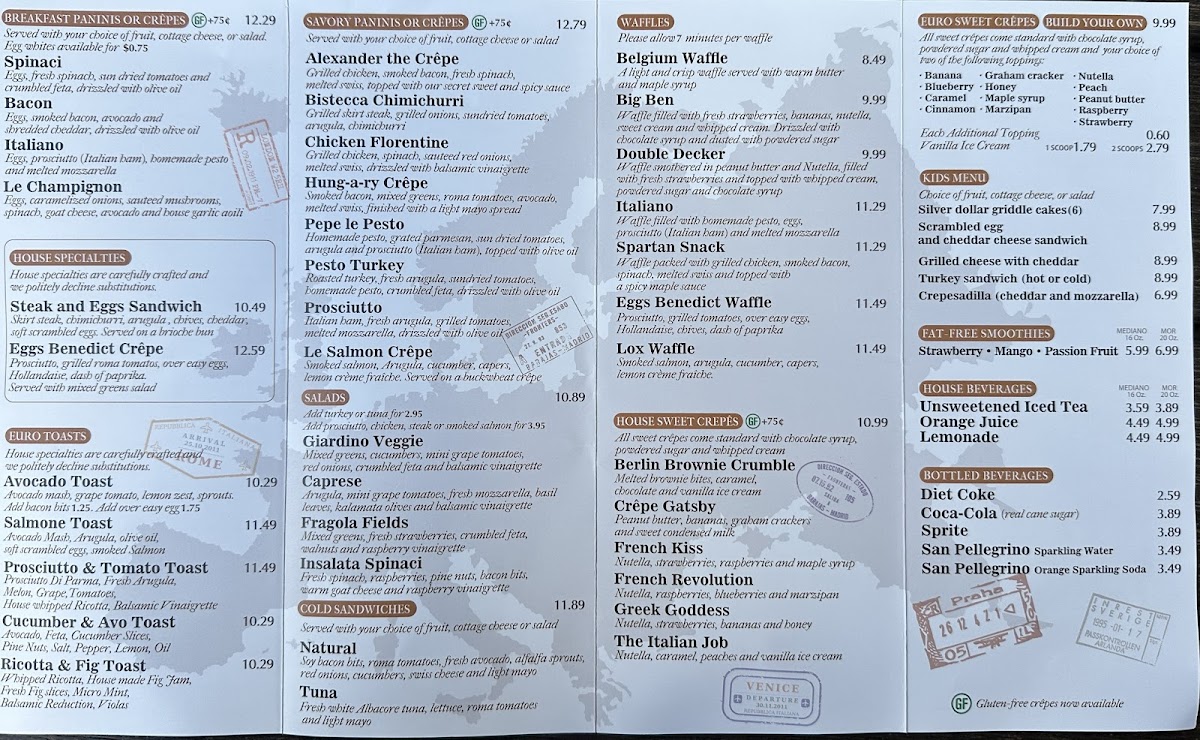 Euro Caffe Menu - Image 4